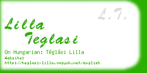lilla teglasi business card
